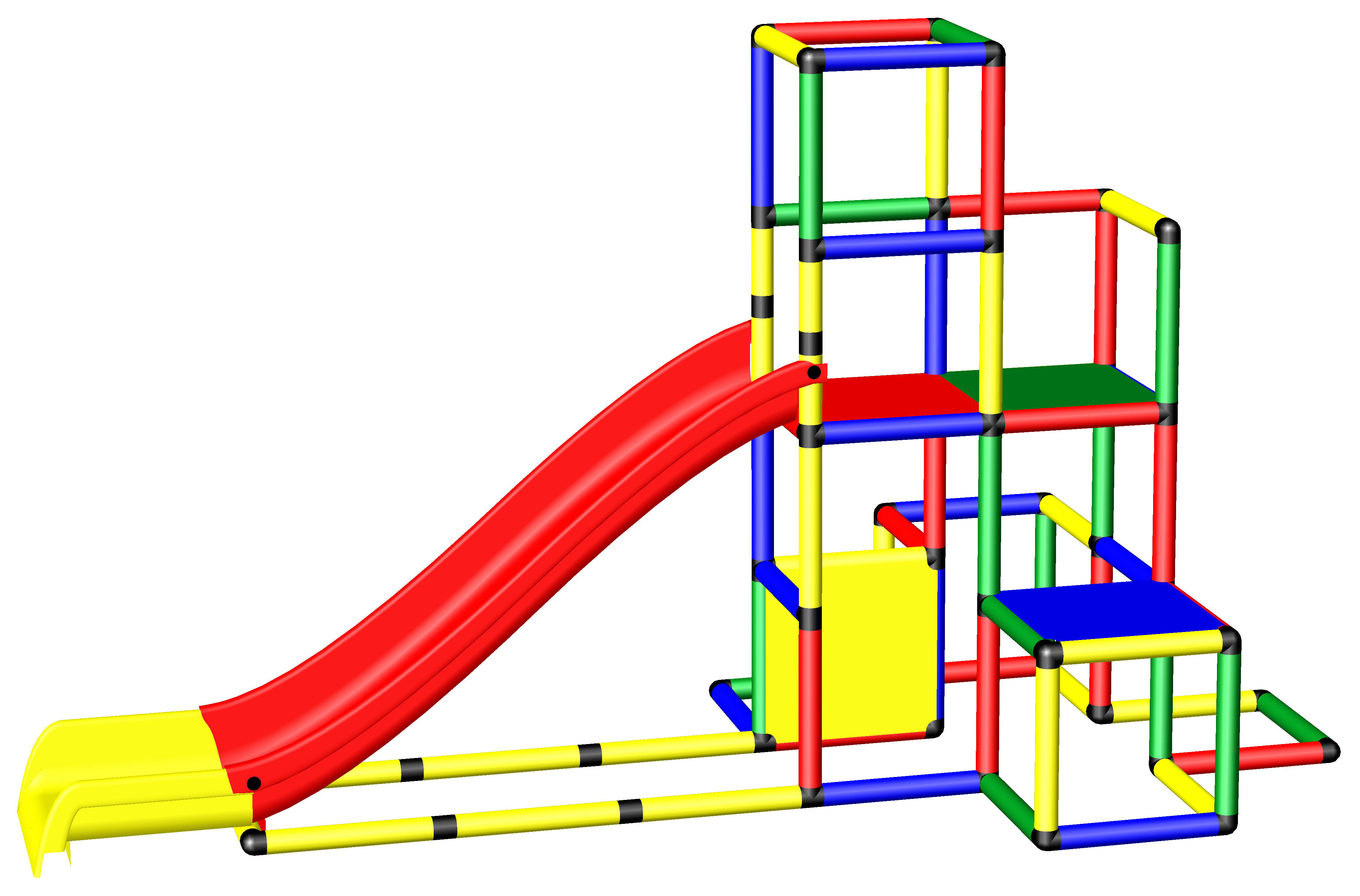 quadro-climbing-pyramid-modular-slide.jpg QUADRO Climbing Pyramid + Modular Slide